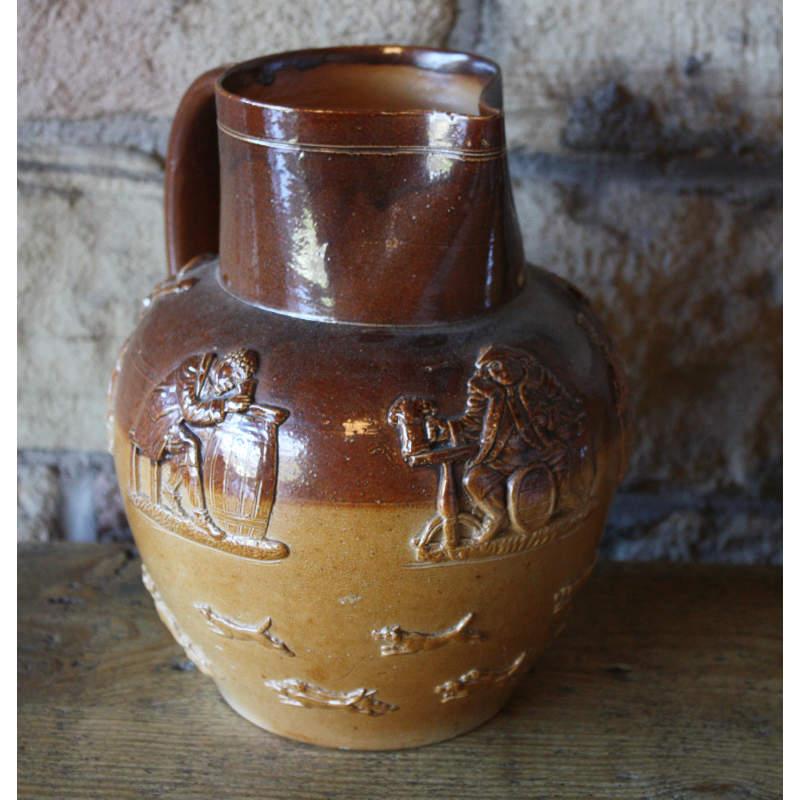 Victorian stoneware beer jug Image 1