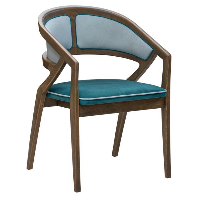 Florence Armchair, Upholstered Back