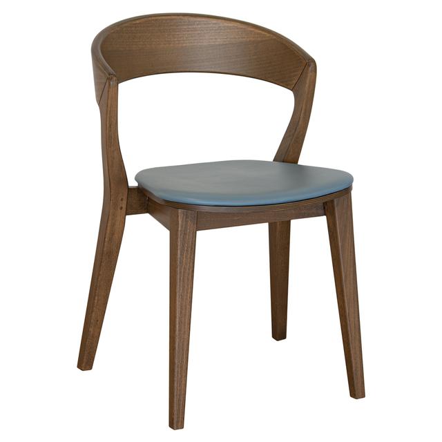 Matisse Stackable Side Chair, Wooden Back