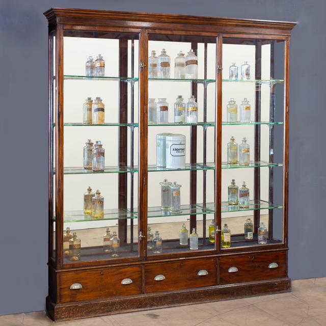 Edwardian Jeweller's Display Cabinet