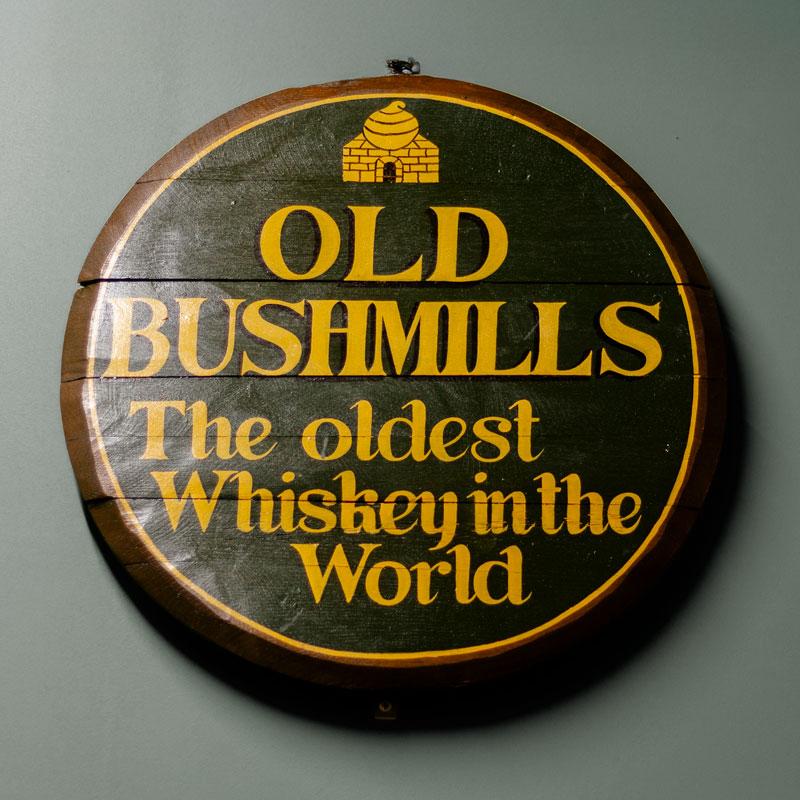 Hand painted Bushmills barrel end
