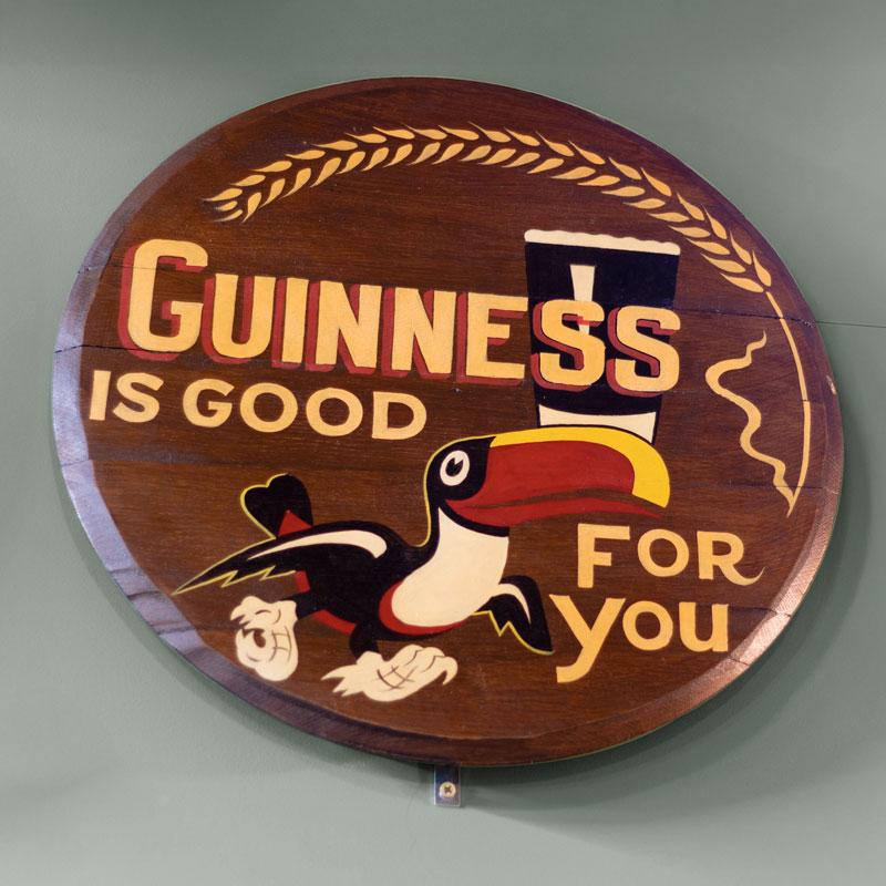Hand painted Toucan barrel end