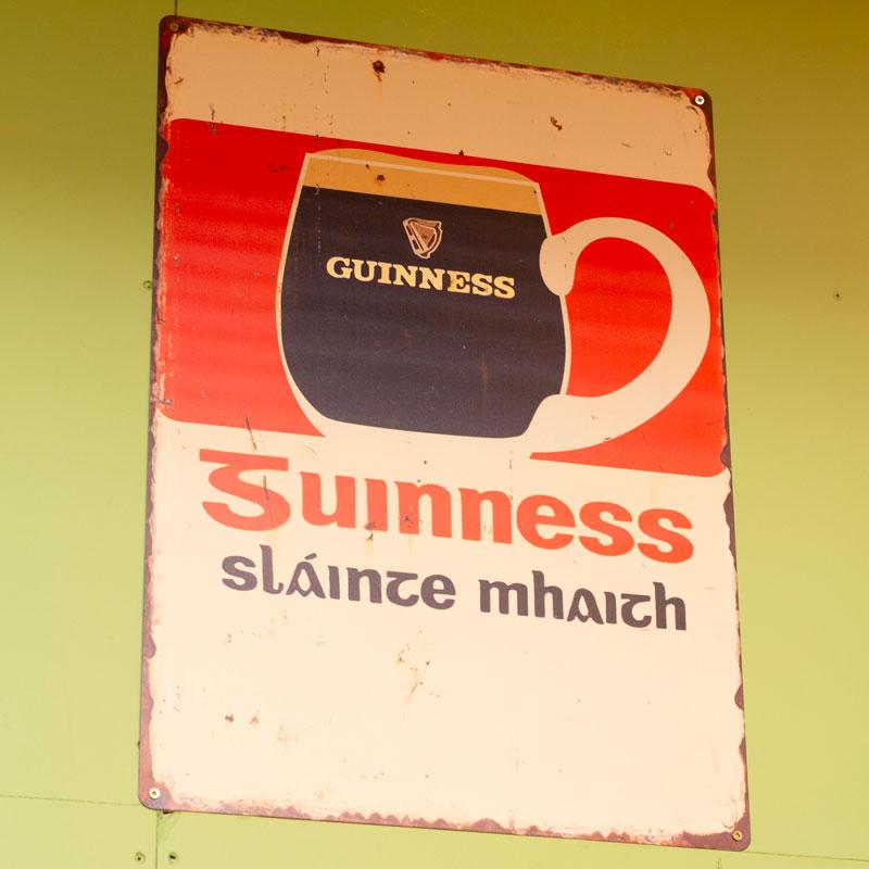 Stout Slainte sign