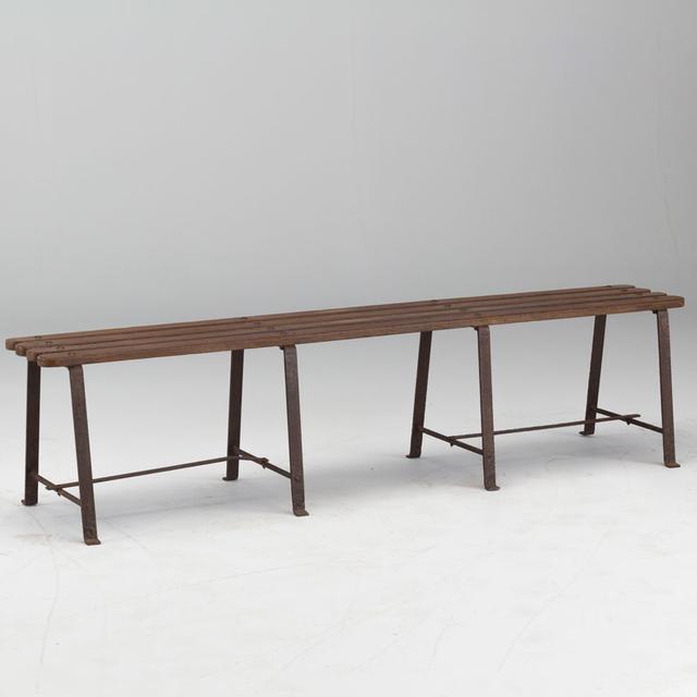 Teak Courtroom Bench