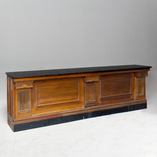 Mahogany Bank Counter