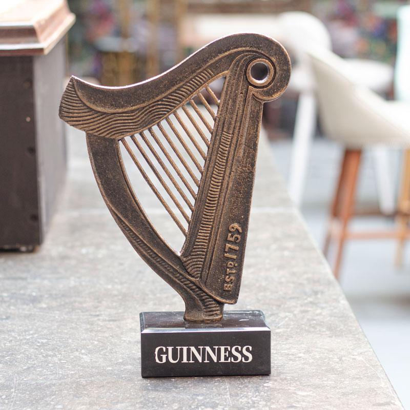 Harp on stand