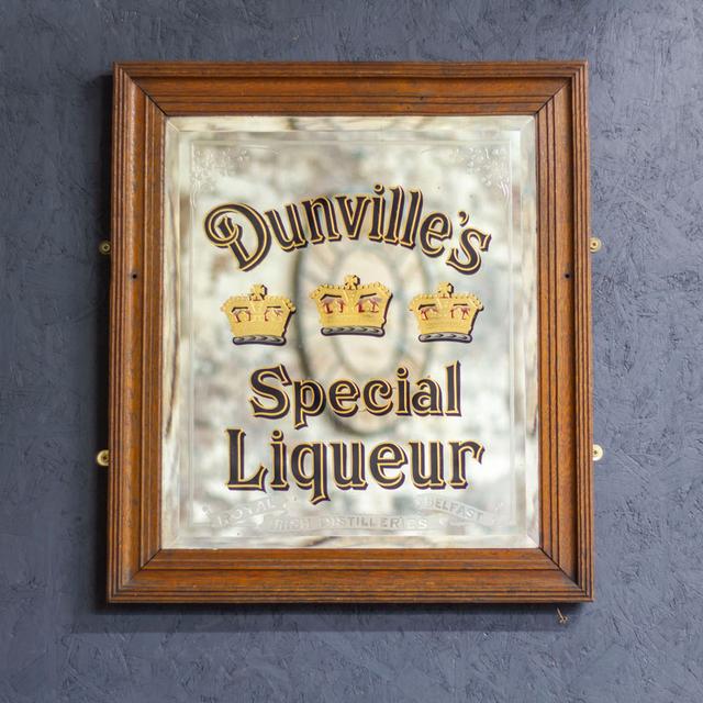 Antique Dunville's Mirror