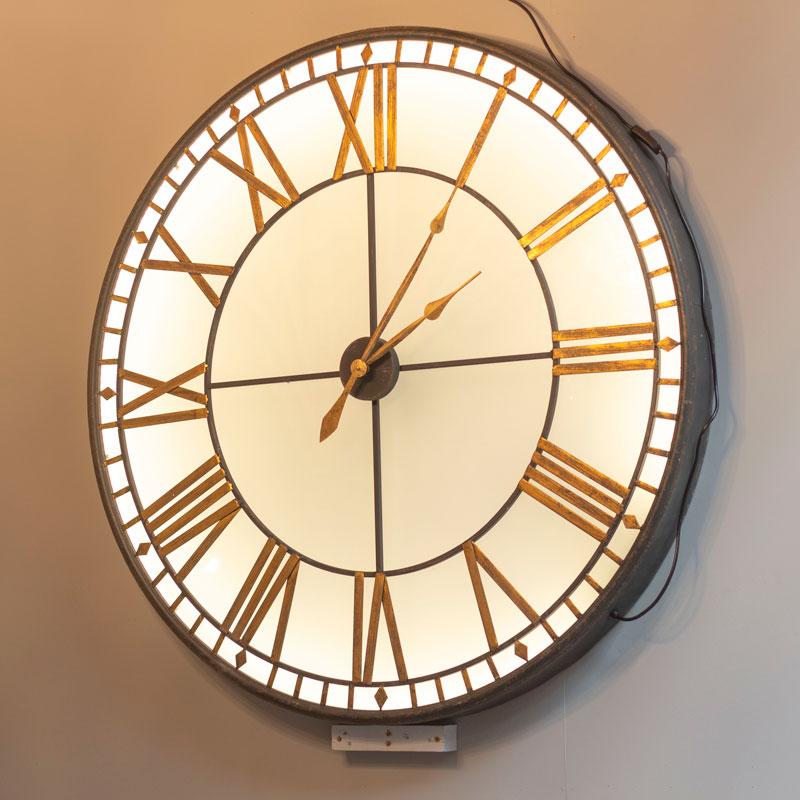 Large Backlit Clock