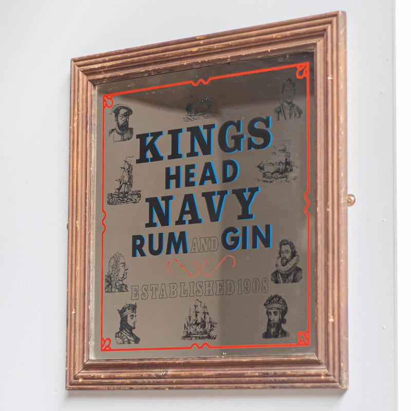 King's Head Rum Pub Mirror