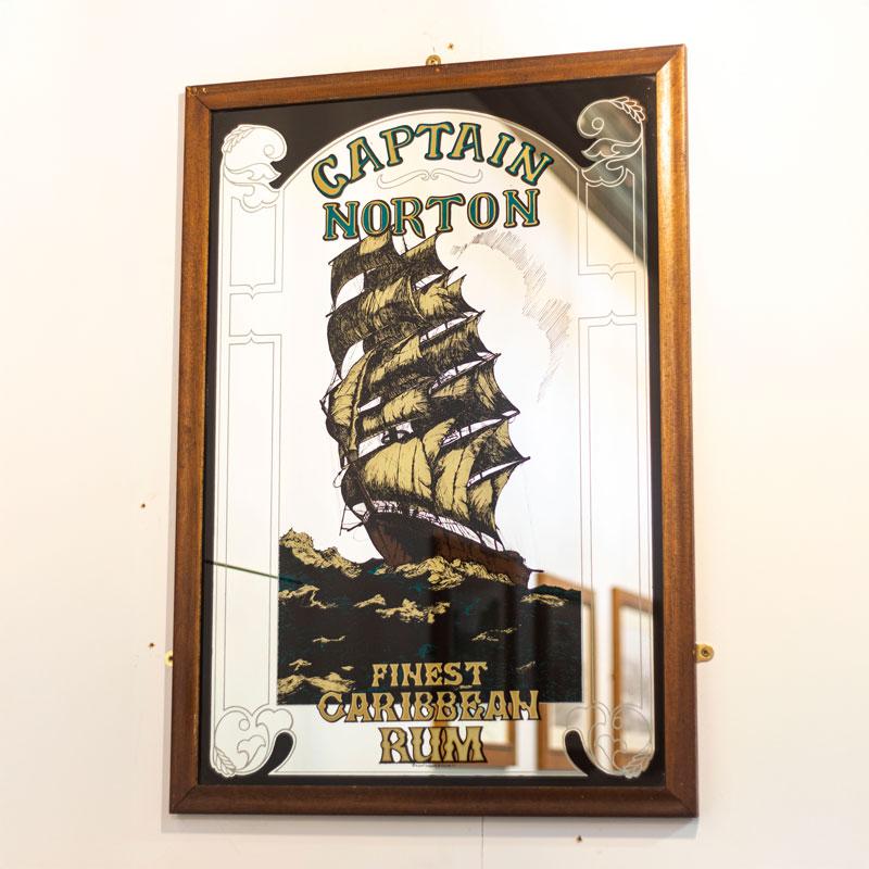 Captain Norton Rum Pub Mirror