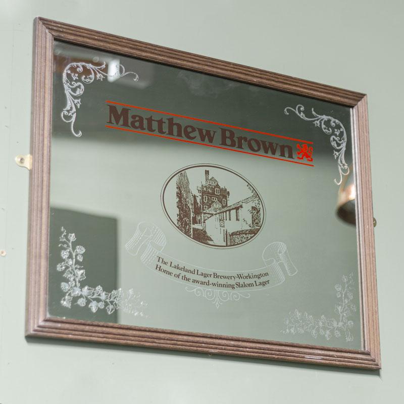 Matthew Brown Pub Mirror