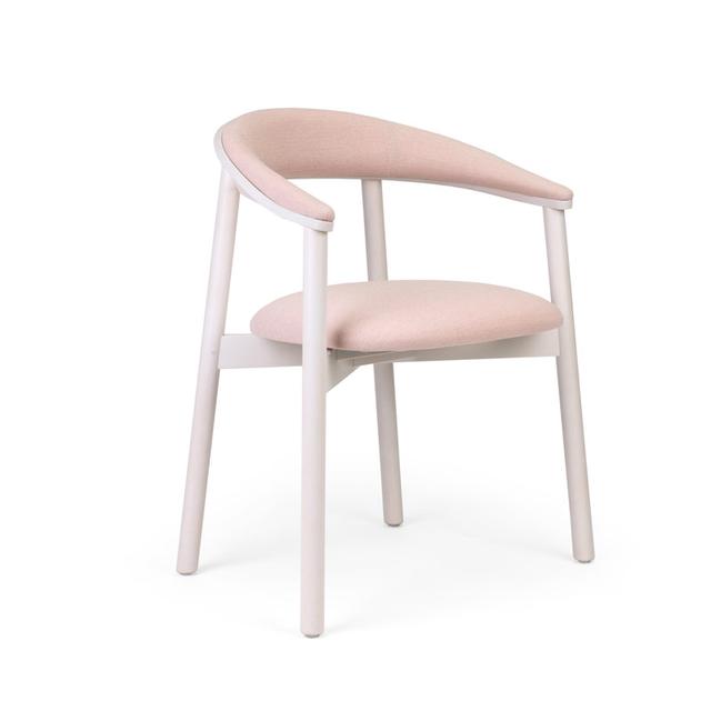 Roma Armchair, Upholstered Inner Back And Arms