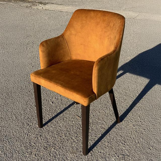 Elides Armchair Upholstered with Square legs