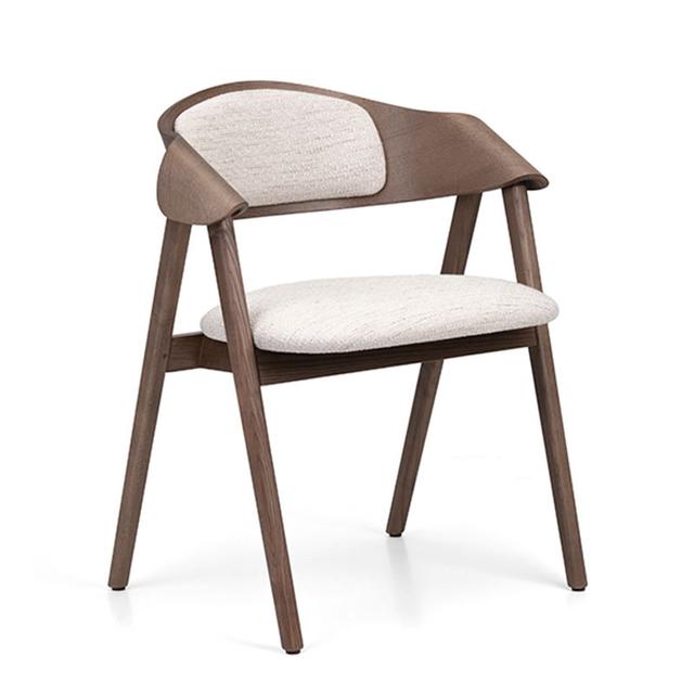 Ondina Armchair, Upholstered Seat and Back