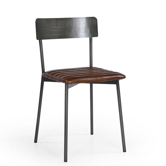 Carlton Dining Chair in Vintage Tan Leather