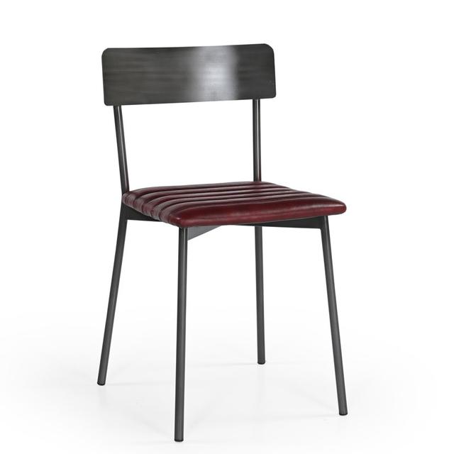 Carlton Dining Chair in Vintage Oxblood Leather