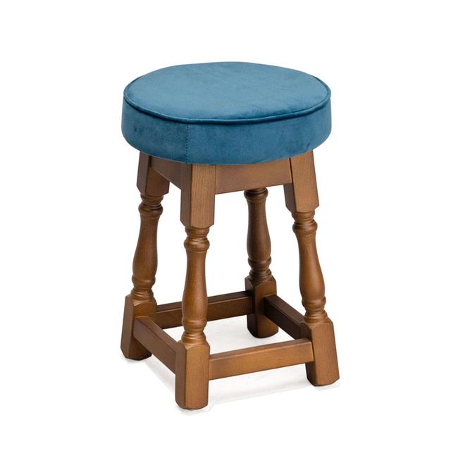 Turned Leg Low Stool