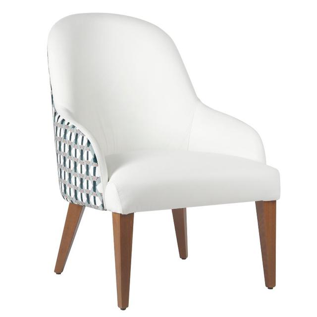 Kelly Lounge Chair, Wooden Legs 