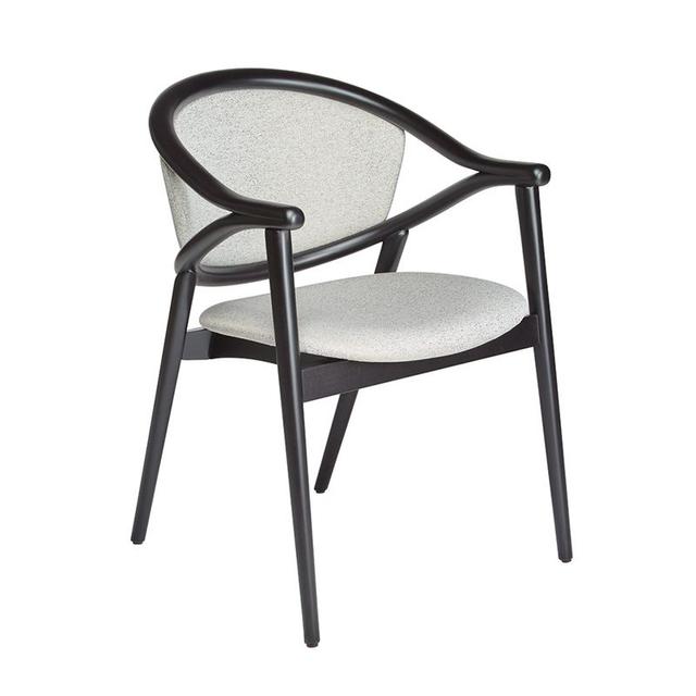 Umami Armchair With Upholstered Seat And Back