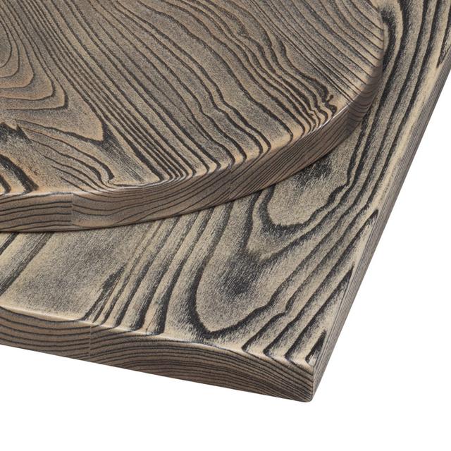 Solid Ash Sandblasted Table Top