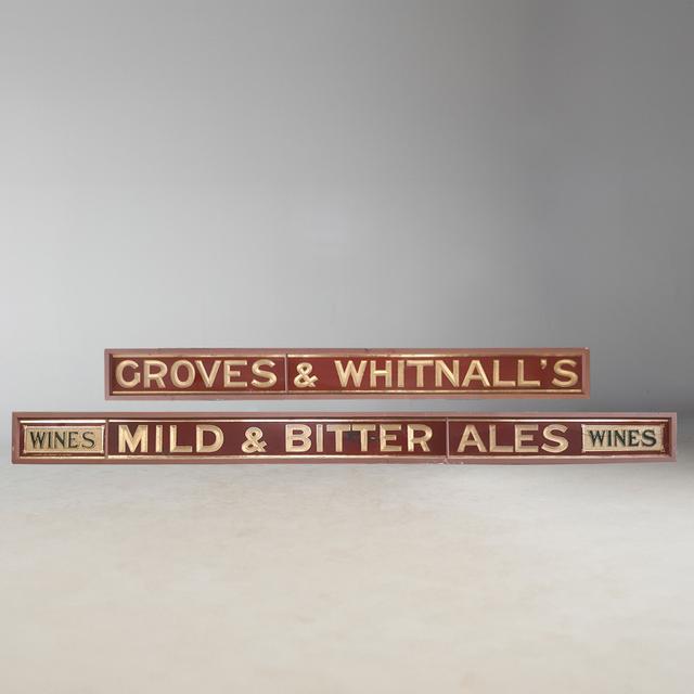 Groves And Whitnall'S Pub Sign