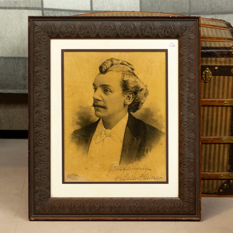 Framed singer picture