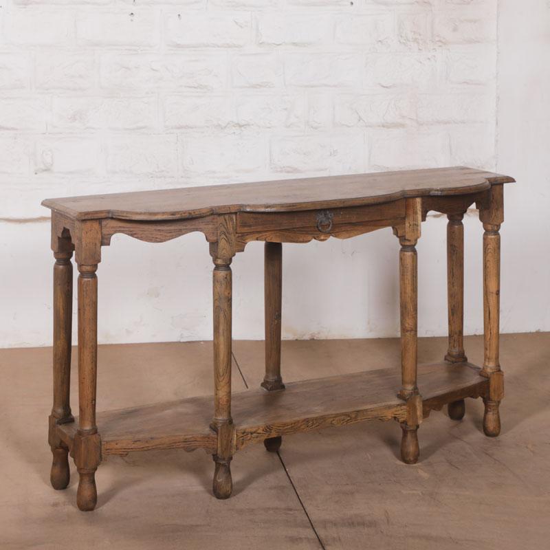 Wooden console table
