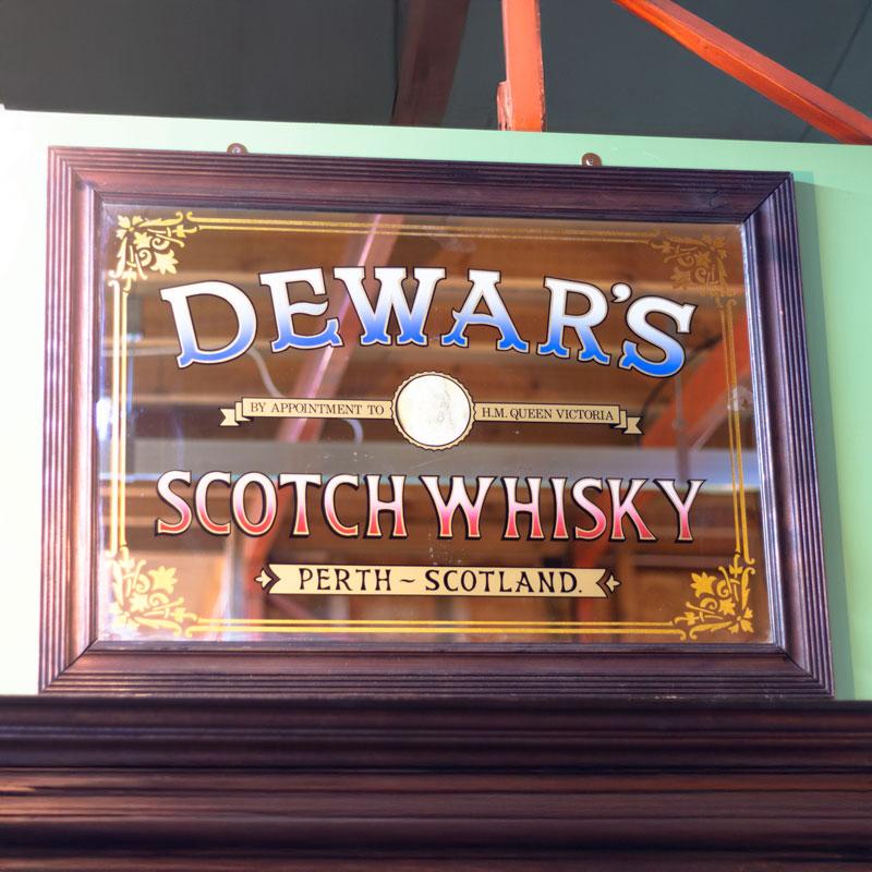 Dewar's Whisky Pub Mirror