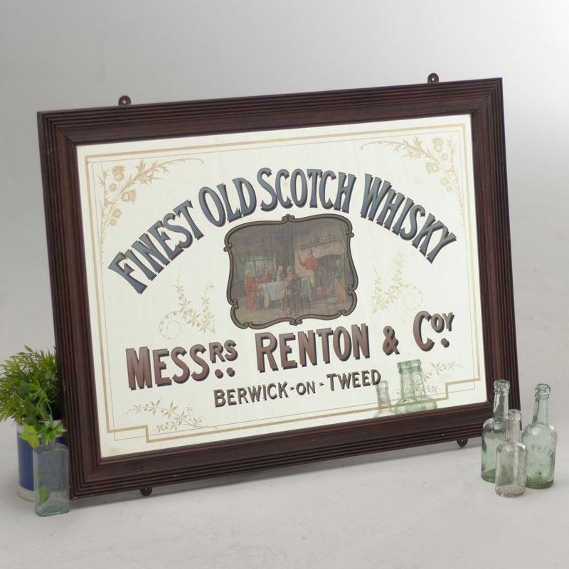 Renton Scotch Whisky Mirror