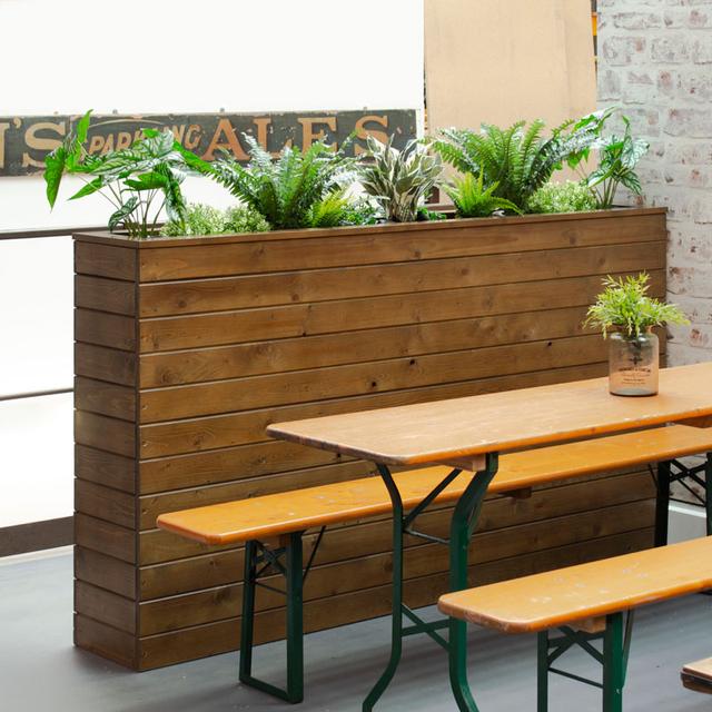 Restaurant Divider Planter