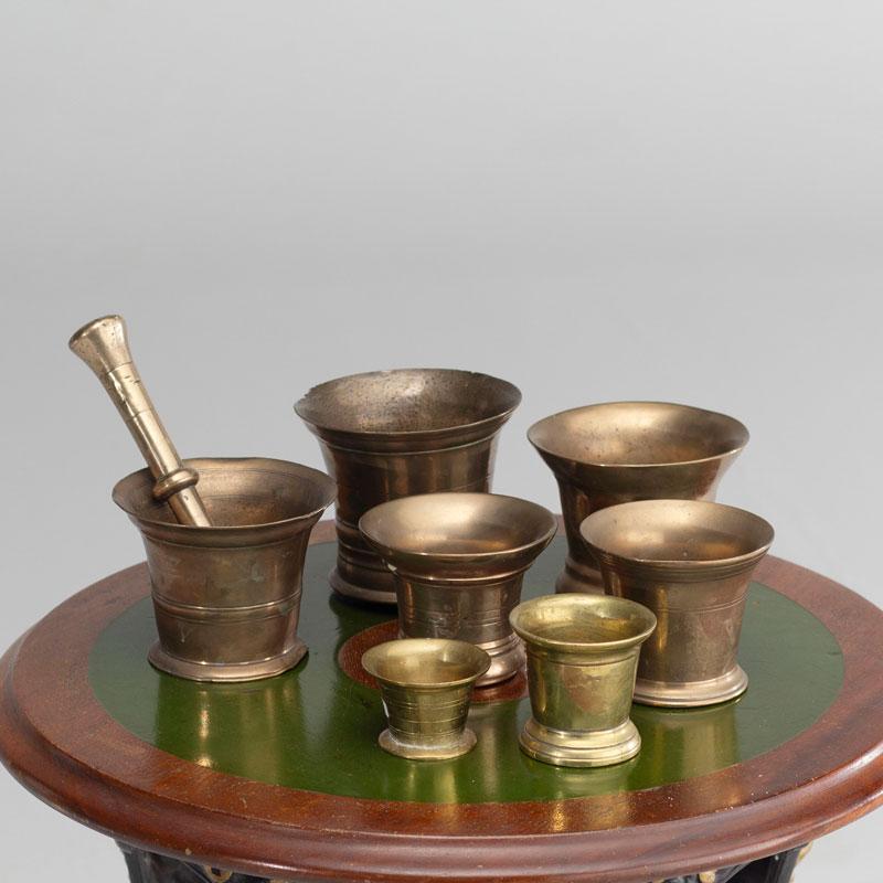 19th Century Bell Pestle and Mortars