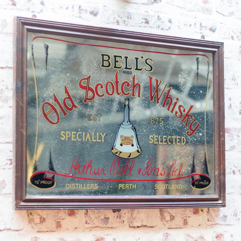 Bell's Whisky Pub Mirror