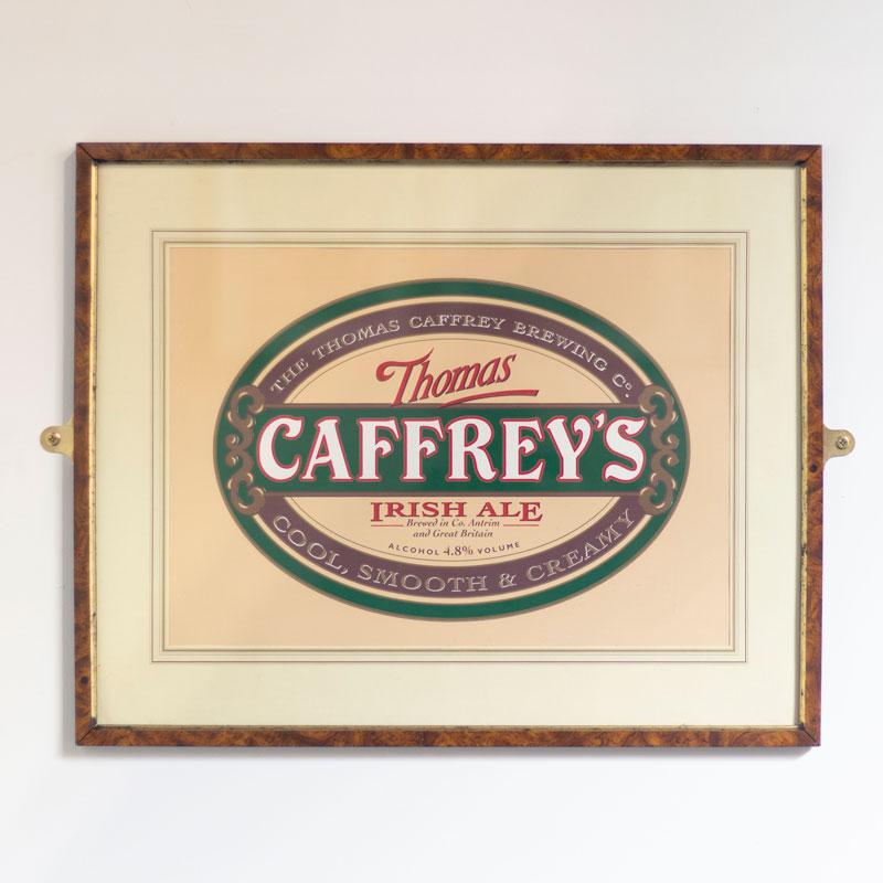 Caffrey's Framed Showcard
