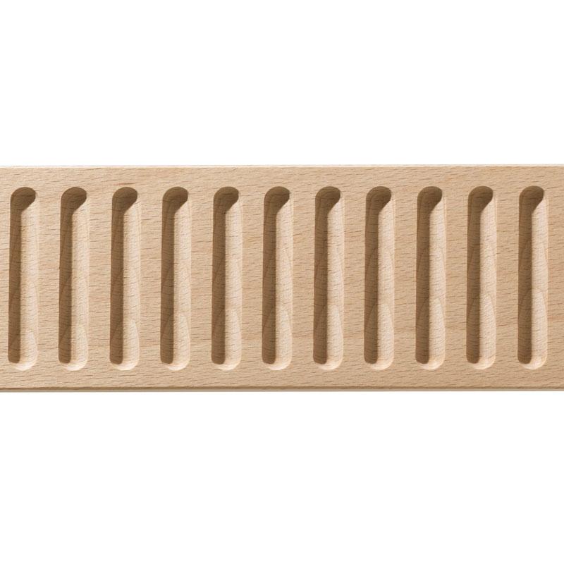 Flat fluted moulding