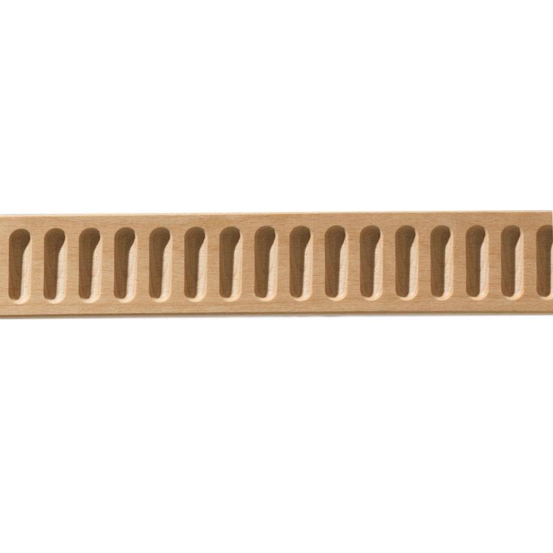 Flat fluted moulding