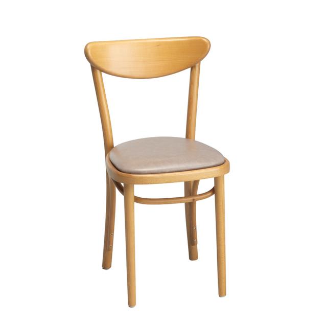 Wolfgang Bentwood Side Chair, Upholstered Seat