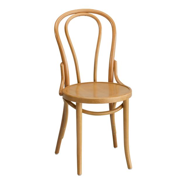 Bistro Bentwood Side Chair, Wood Seat