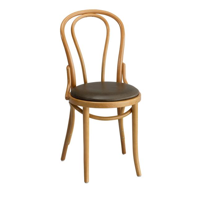 Bistro Bentwood Side Chair, Upholstered Seat