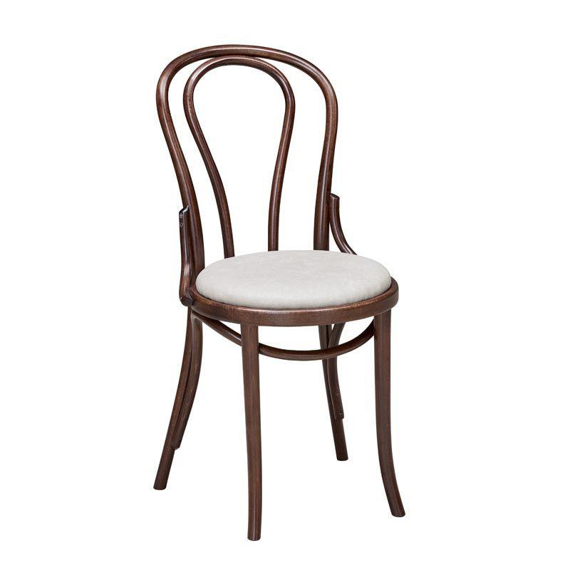 Bistro Bentwood Side Chair, Upholstered Seat
