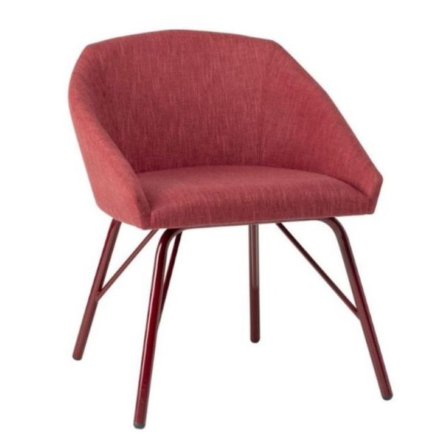 Tati Side Chair, Metal Legs