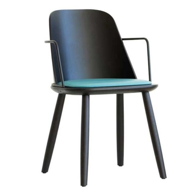Nura Armchair, Upholstered Seat