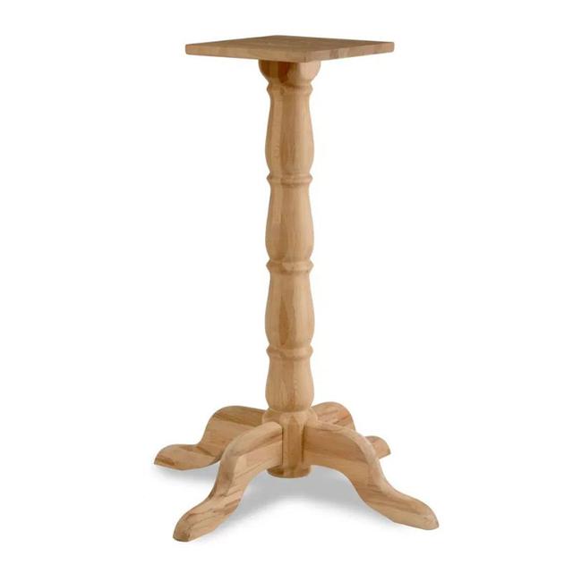 Buxton Poseur Table Base In Solid Beech