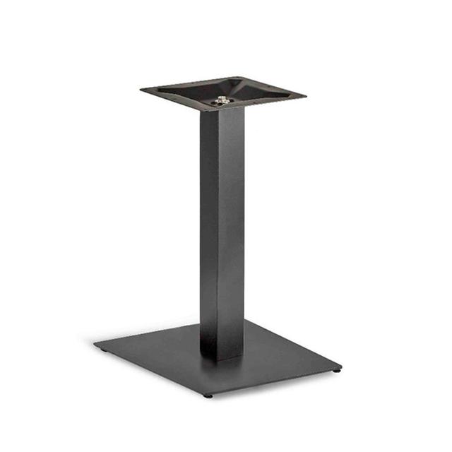 Profile Square Small Poseur Table Base In Black