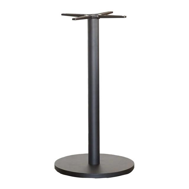 NOROCK™ Lunar Poseur Table Base, Black, Height 1080 mm, Footprint 530 Dia