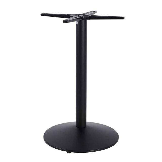 NOROCK™ Sol Dining Table Base 17 Inch, Black, Height 715 mm, Footprint 430 mm Dia 