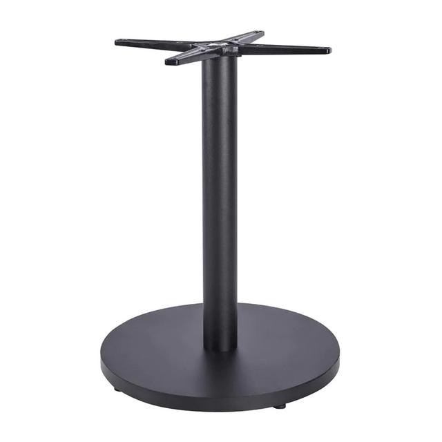 NOROCK™ Lunar Dining Table Base, Black, Height 715 mm, Footprint 530 mm Dia