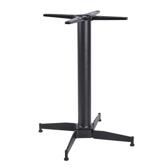 NOROCK™ Parkway Dining Table Base, 22 Inch, Black, Height 715 mm, Footprint 560 mm Dia 