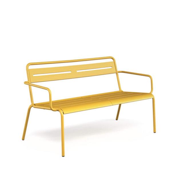 Star 166 Stackable Bench With Arms