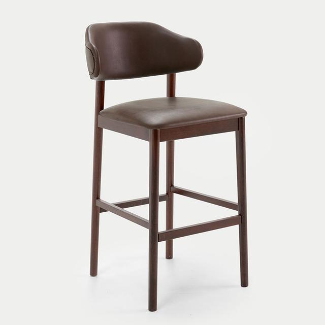 Marie Bar Stool, Fully Upholstered