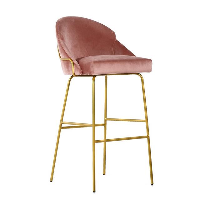 Pariso Bar Stool, Tubular Metal Frame, Plain Back